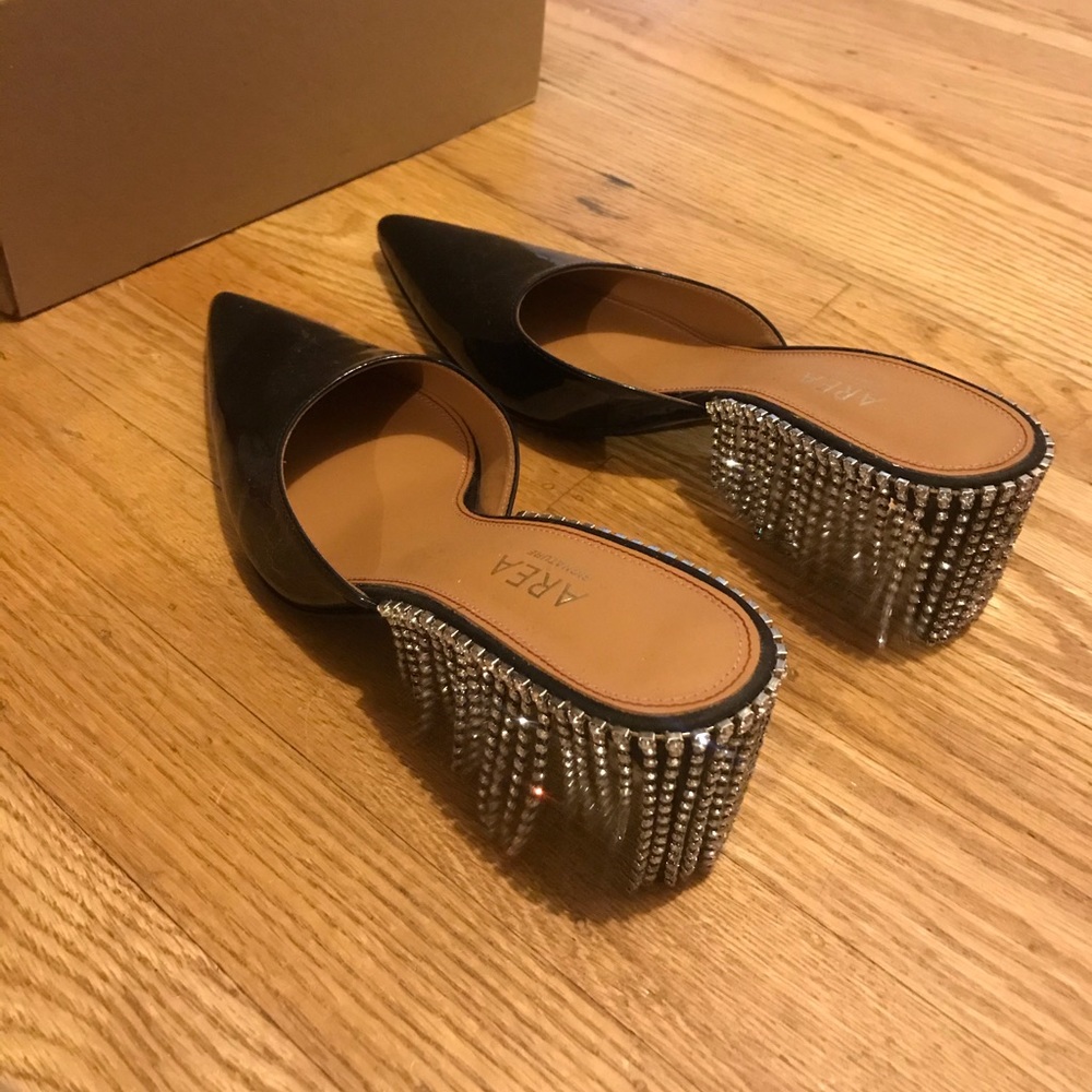 Area nyc crystal mules size 40